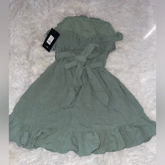 sage green dress fashion nova Nova Dress in Sage main image 0